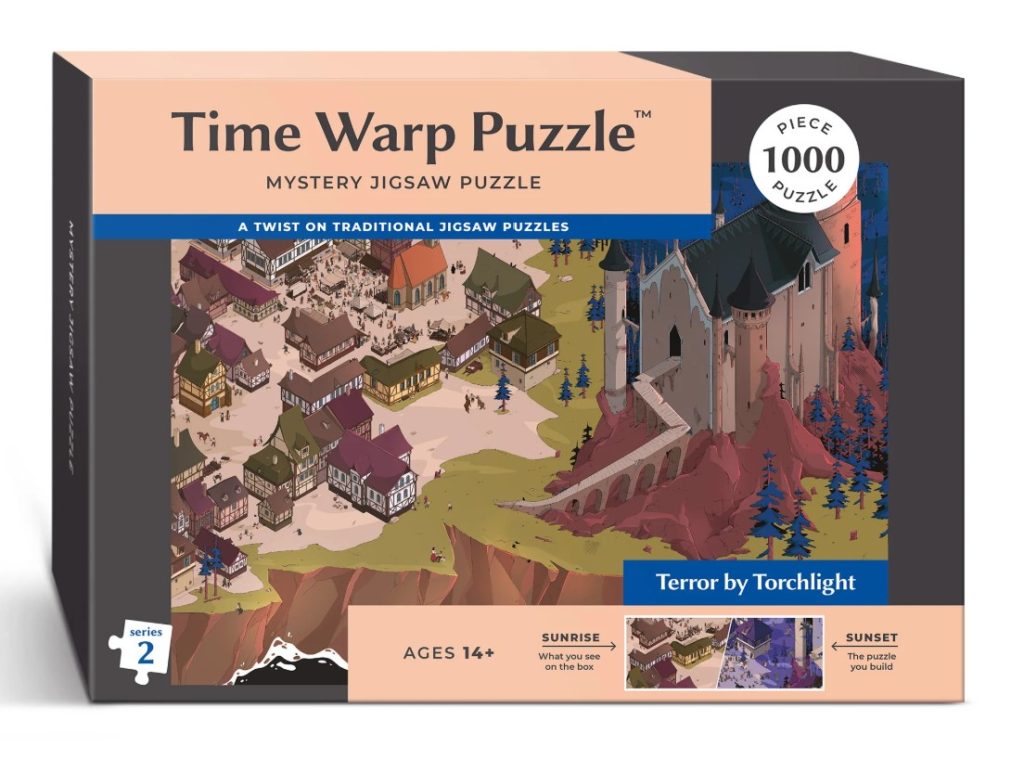 Terror by torchlight jigsaw puzzle